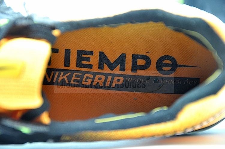 Nike Crampon De Foot Flyknit Tiempo Legend VII FG Jaune Noir