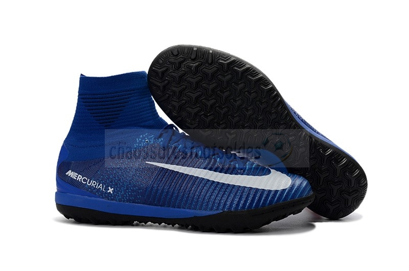 Nike Crampon De Foot Mercurial X Proximo II MD TF Bleu