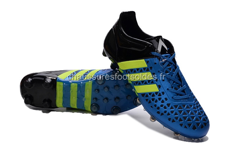 Adidas Crampon De Foot Ace 15.1 AG Bleu Noir