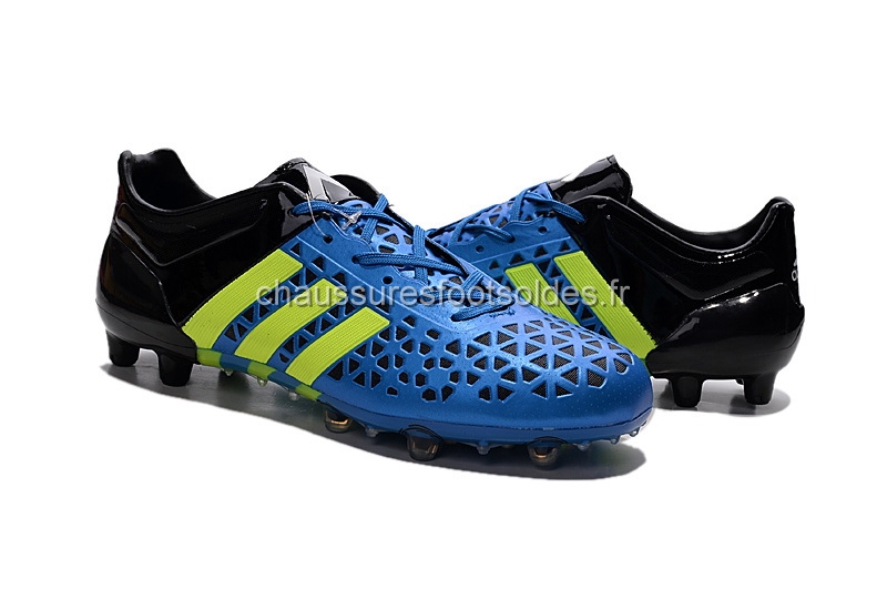 Adidas Crampon De Foot Ace 15.1 AG Bleu Noir
