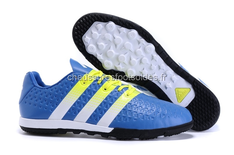 Adidas Crampon De Foot Ace 16.2 TF Bleu Blanc