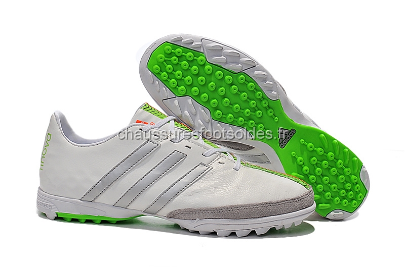 Adidas Crampon De Foot AdiPure 11Pro VII TF Blanc Gris