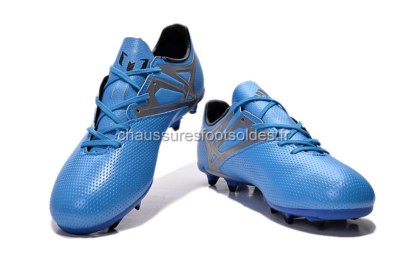 Adidas Crampon De Foot Messi 15.3 FG Bleu Gris