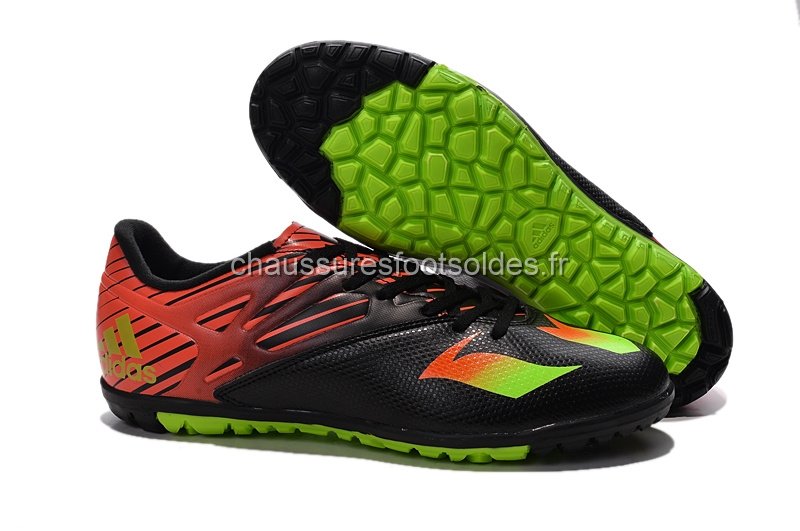 Adidas Crampon De Foot Messi 15.3 TF Noir Rouge Vert