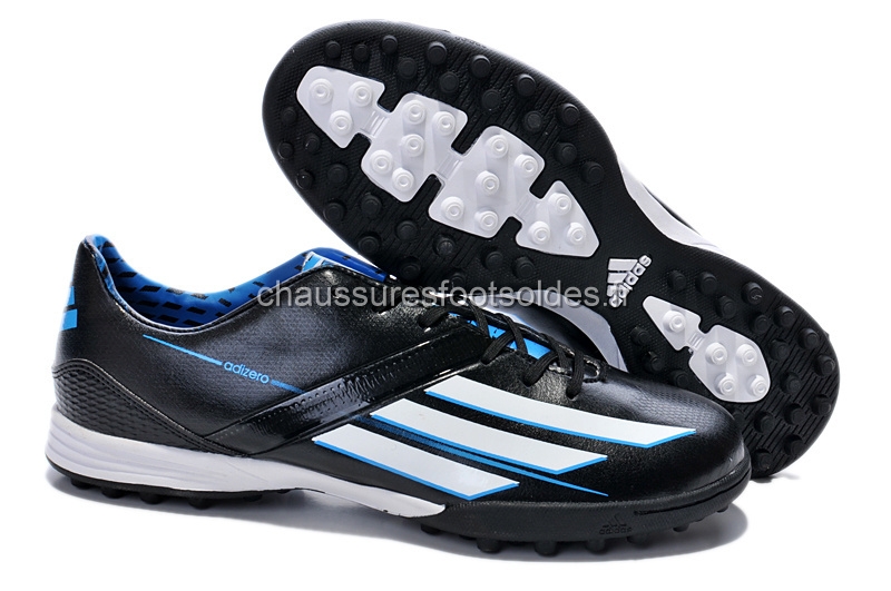 Adidas Crampon De Foot Messi F50 TF Noir Bleu Blanc