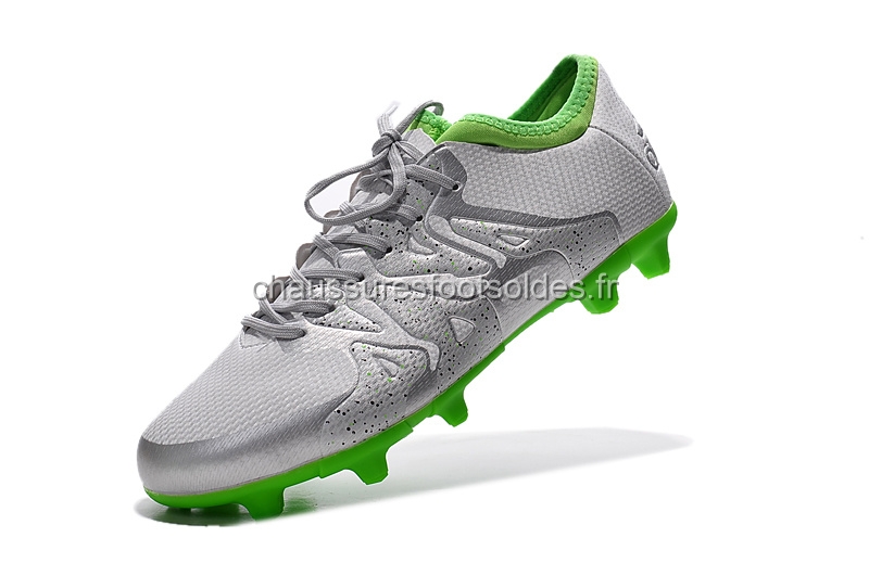Adidas Crampon De Foot X 15.1 AG FG Gris Vert