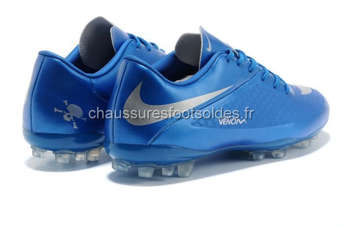 Nike Crampon De Foot HyperVenom AG Bleu Gris