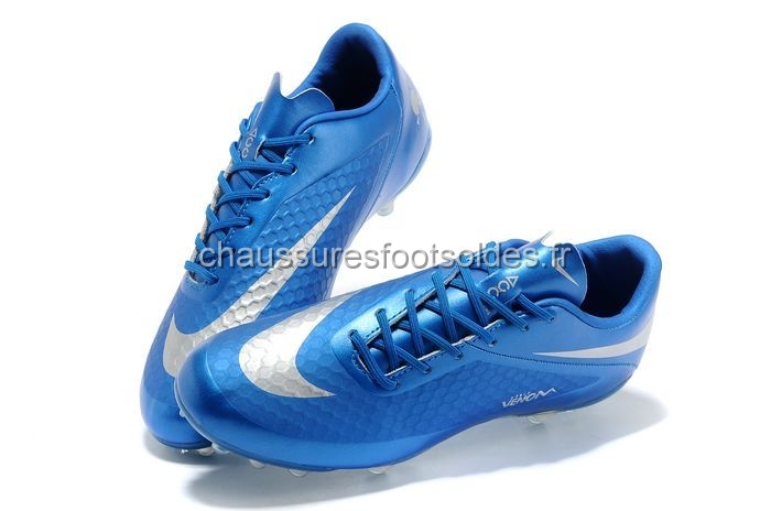 Nike Crampon De Foot HyperVenom AG Bleu Gris