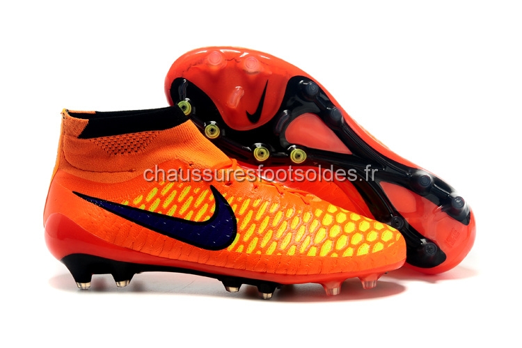 Nike Crampon De Foot Magista Obra FG Orange Noir