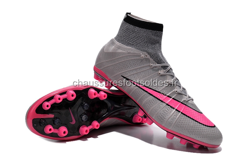 Nike Crampon De Foot Mercurial Superfly AG Gris Rose