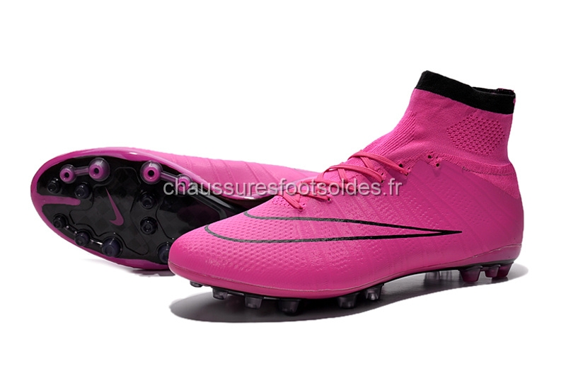 Nike Crampon De Foot Mercurial Superfly AG Noir Cramoisi