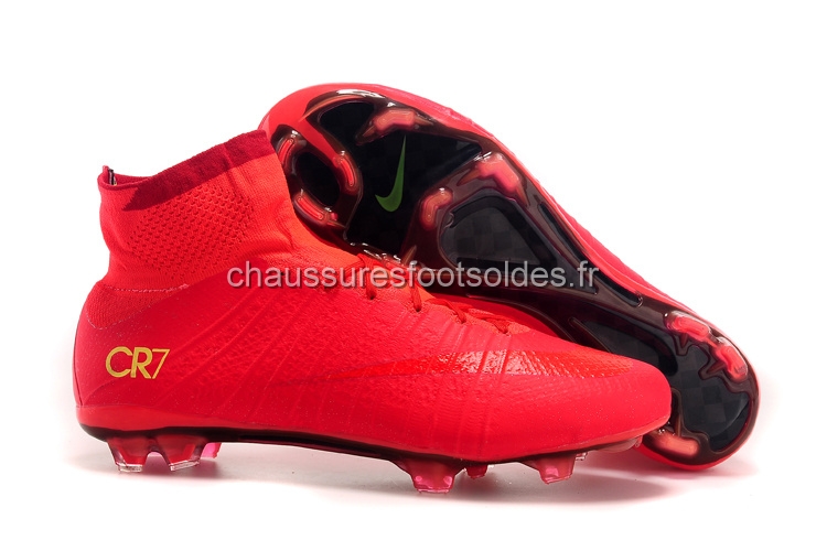 Nike Crampon De Foot Mercurial Superfly CR7 Enfants FG Rouge