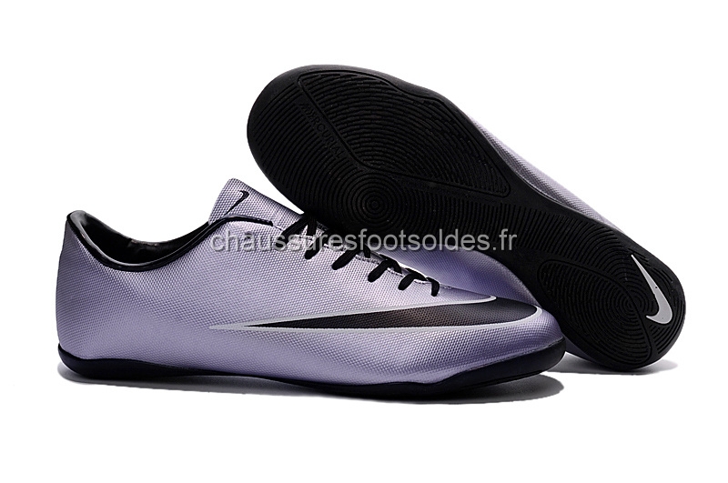 Nike Crampon De Foot Mercurial X Victory INIC Argent Noir